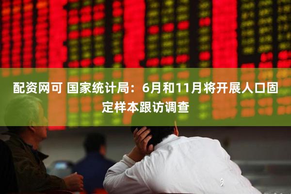 配资网可 国家统计局：6月和11月将开展人口固定样本跟访调查